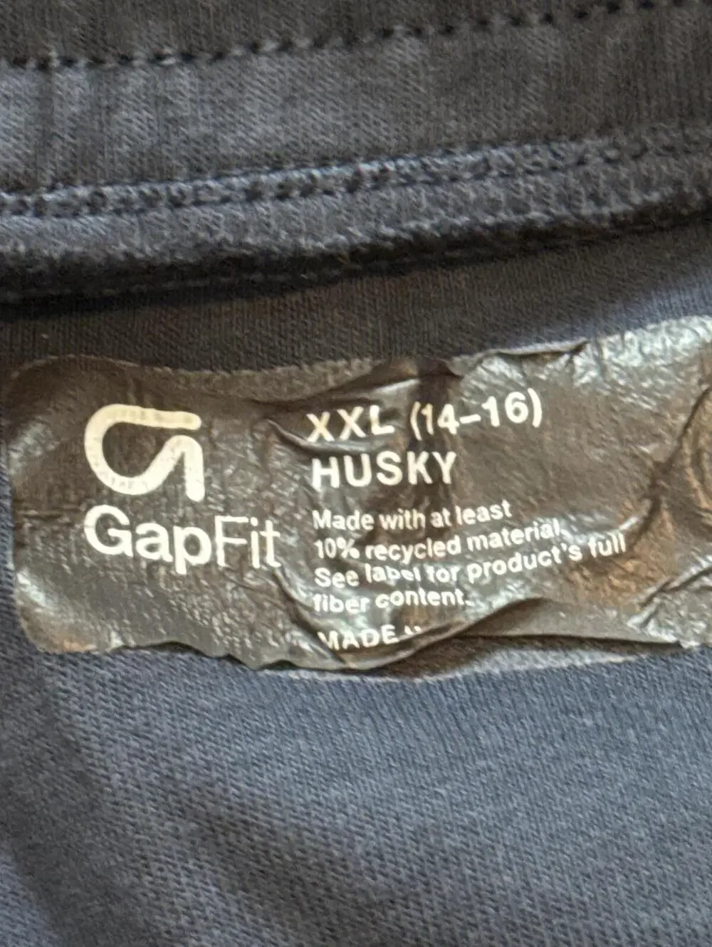 Gap Kids GapFit Boys Black Casual Fit Pants XXL Husky